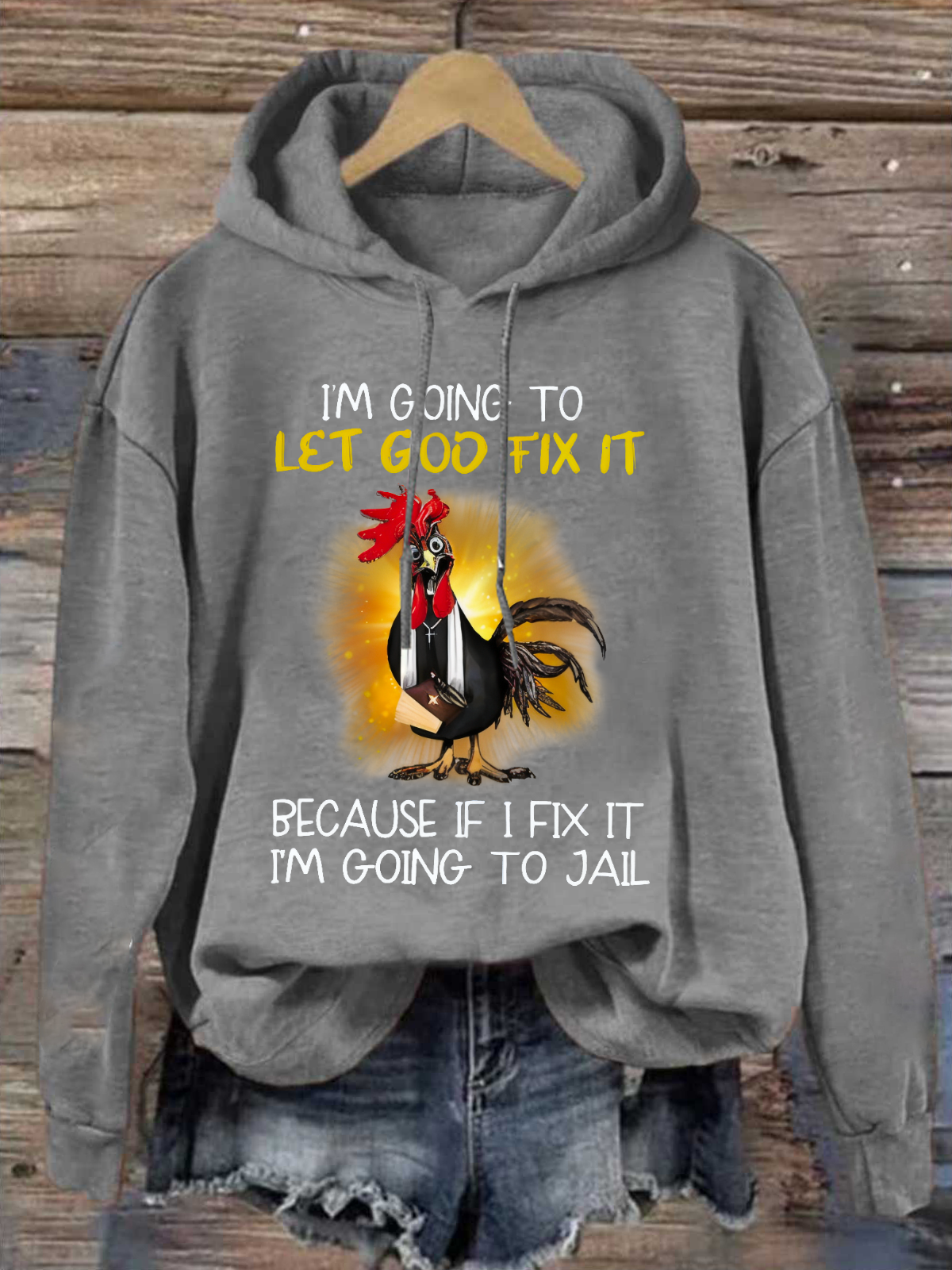 Let God Fix It Classic Casual Hoodie Hoodie