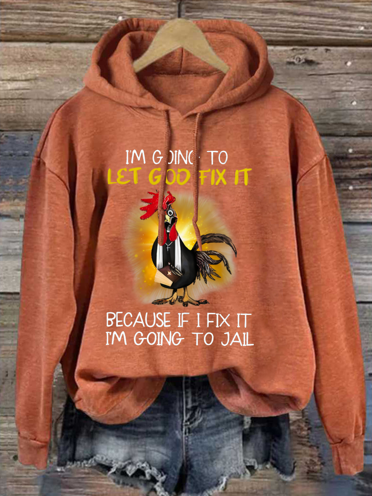 Let God Fix It Classic Casual Hoodie Hoodie