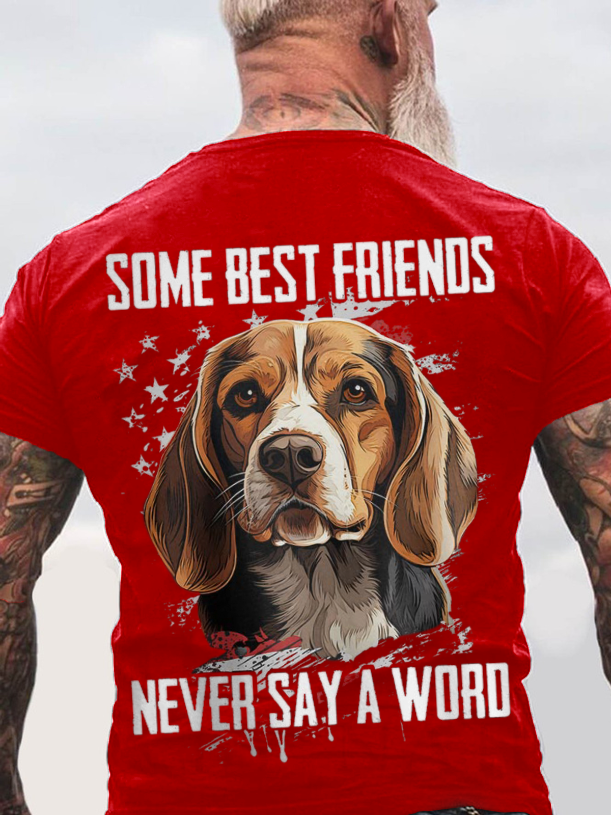 Some Best Friends Never Say A Word BEST FRIEND BEAGLE Cotton T-shirt