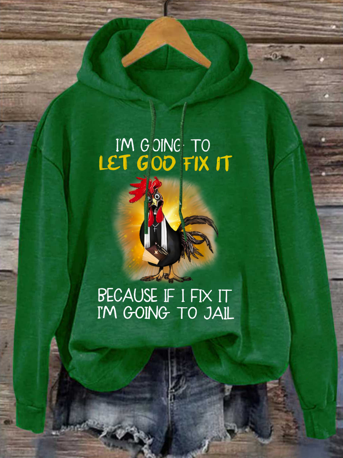 Let God Fix It Classic Casual Hoodie Hoodie