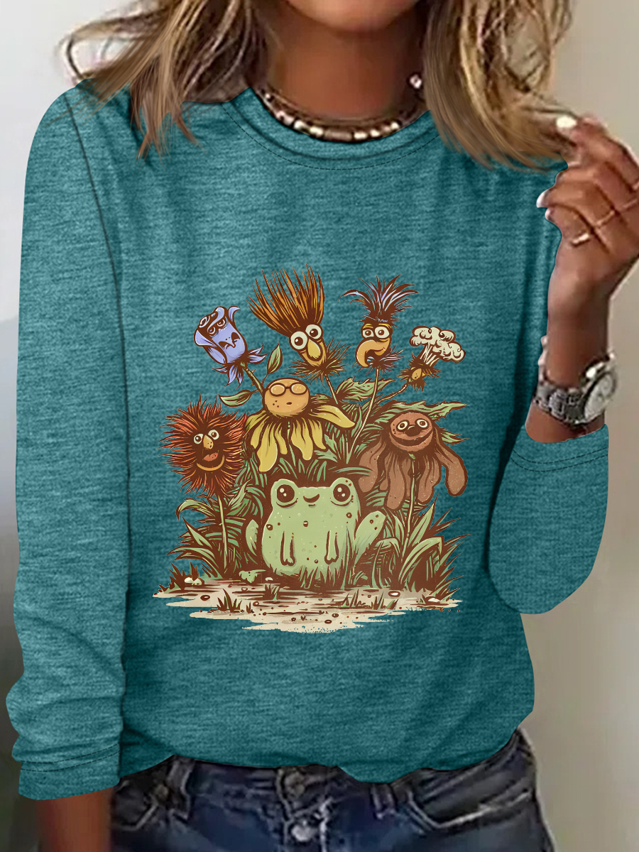 Happy frog Long Sleeve Shirt