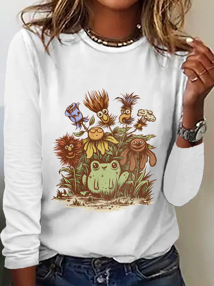 Happy frog Long Sleeve Shirt