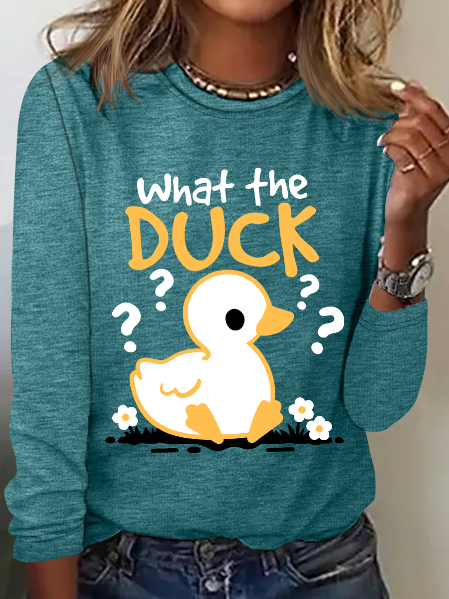 What The Duck Long Sleeve Shirt