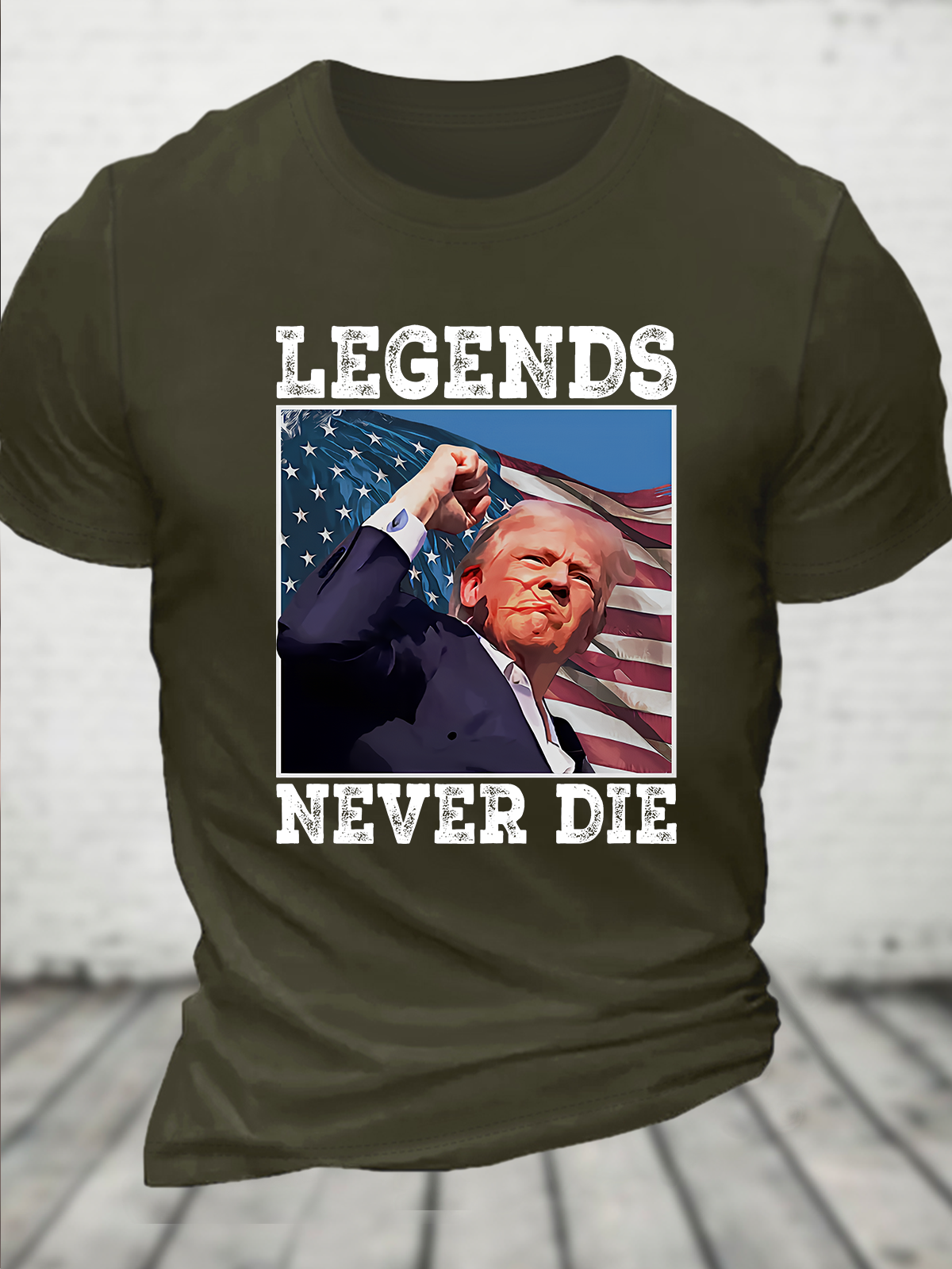 Legend Never Die Trump Loose Casual T-Shirt