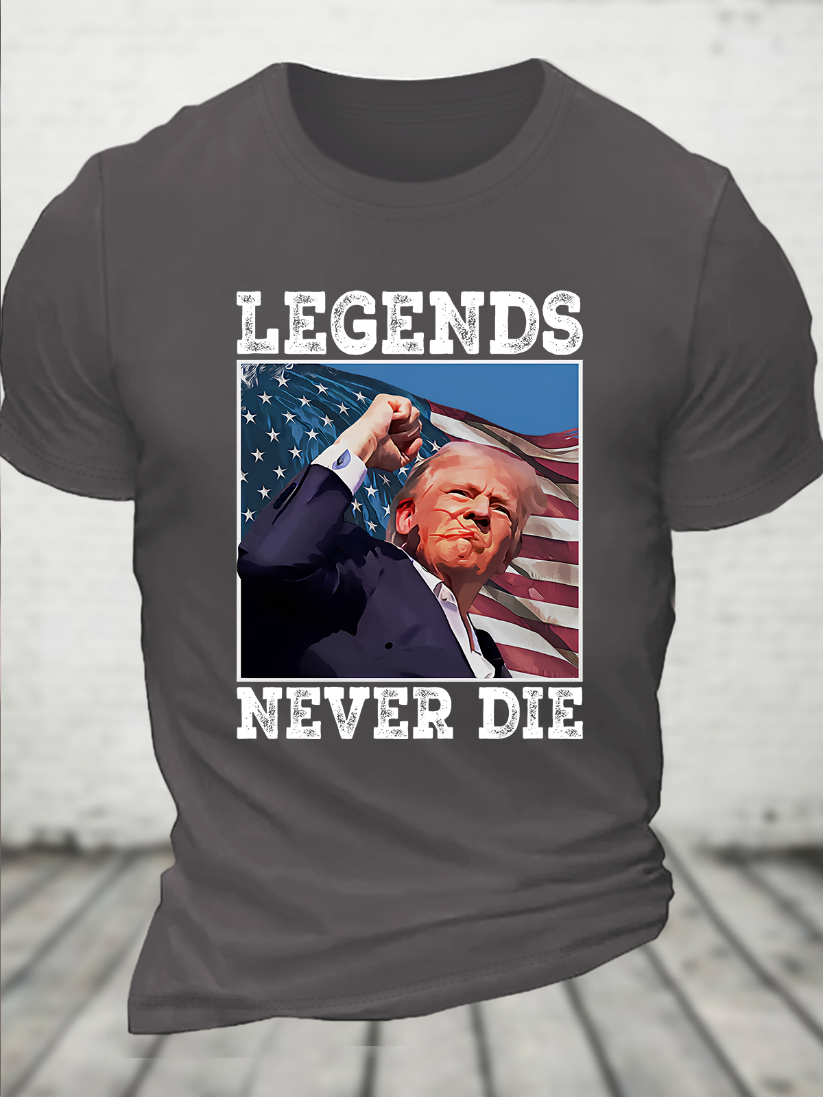 Legend Never Die Trump Loose Casual T-Shirt