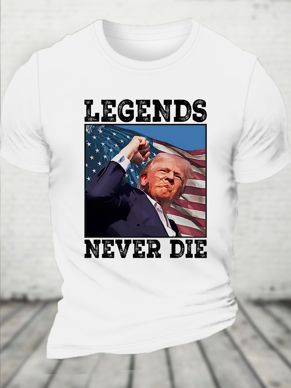 Legend Never Die Trump Loose Casual T-Shirt