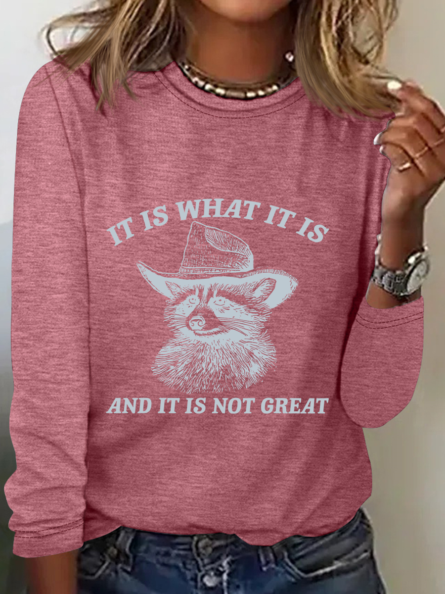 It Is What It Is Long Sleeve Shirt