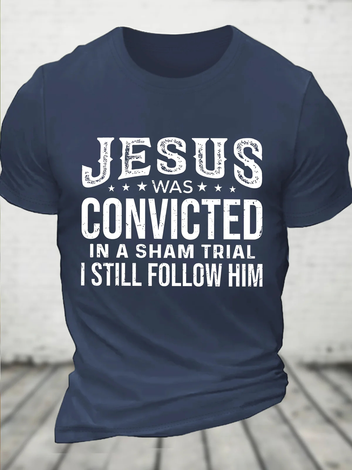 Jesus I Still Follow Him Cotton T-shirt