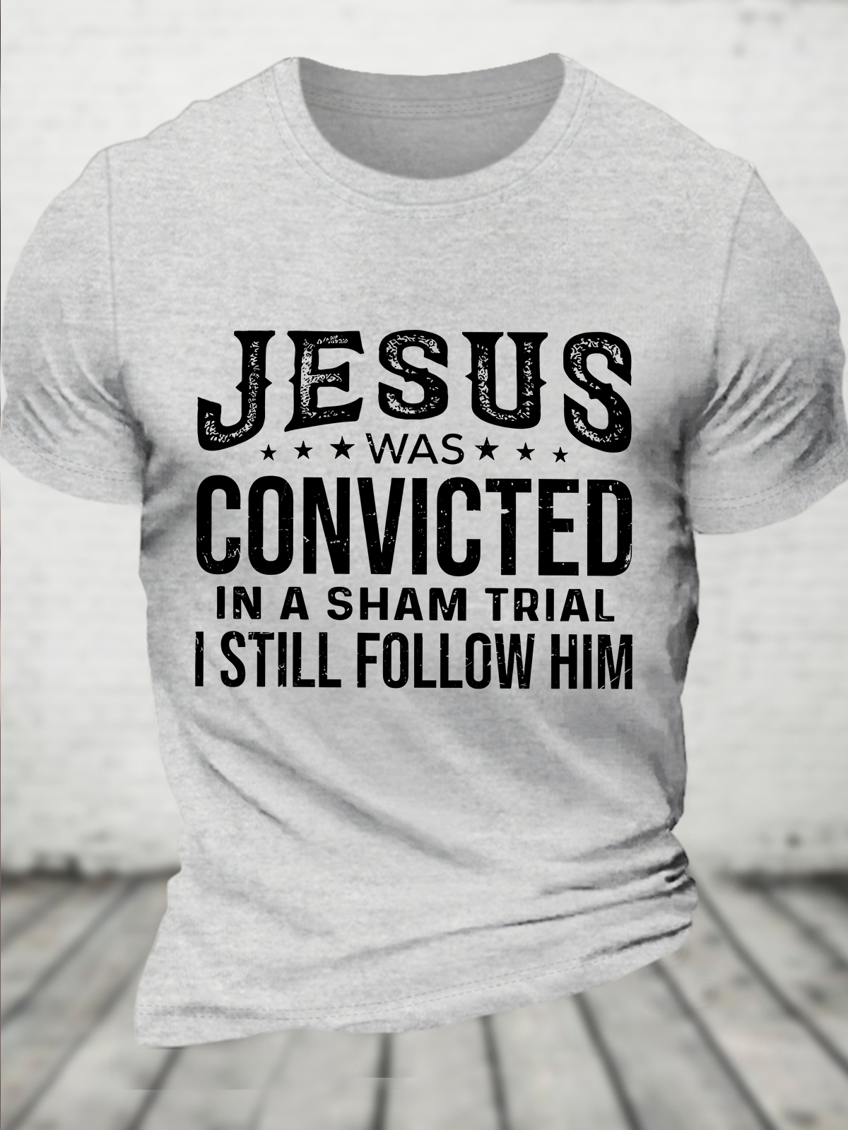 Jesus I Still Follow Him Cotton T-shirt