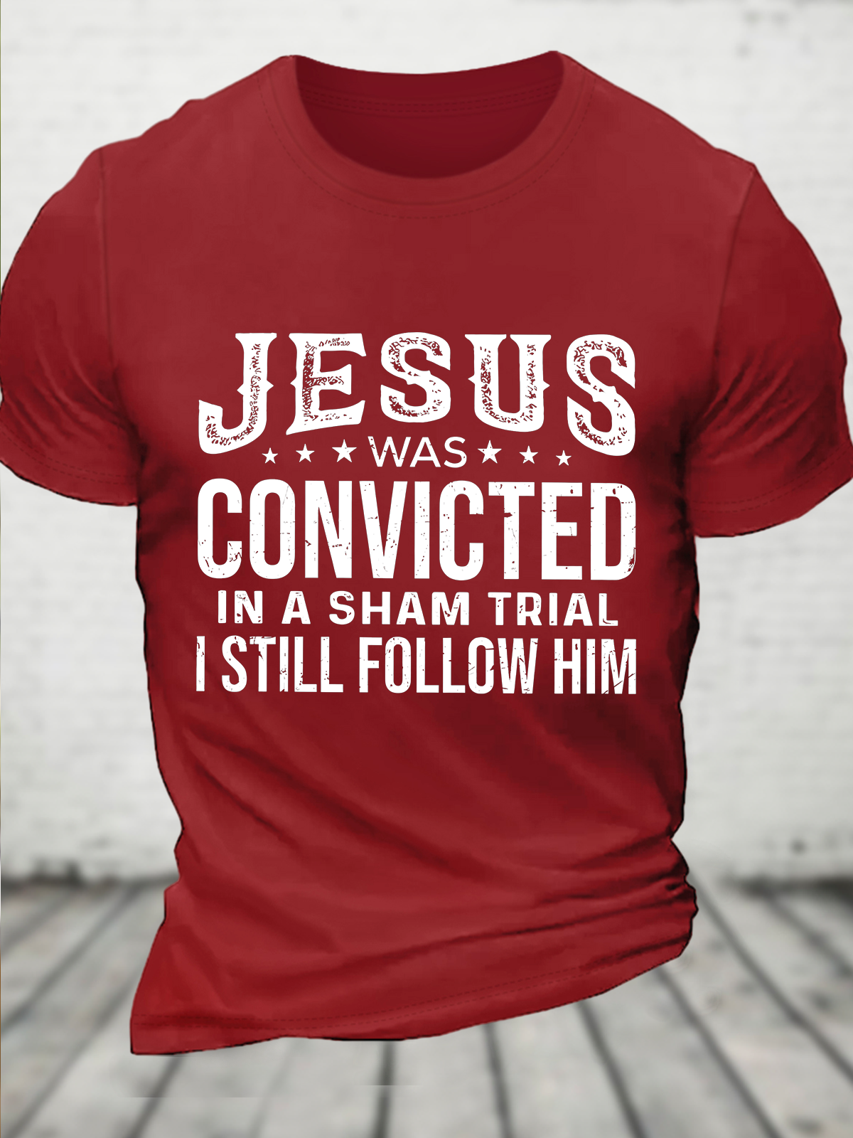 Jesus I Still Follow Him Cotton T-shirt