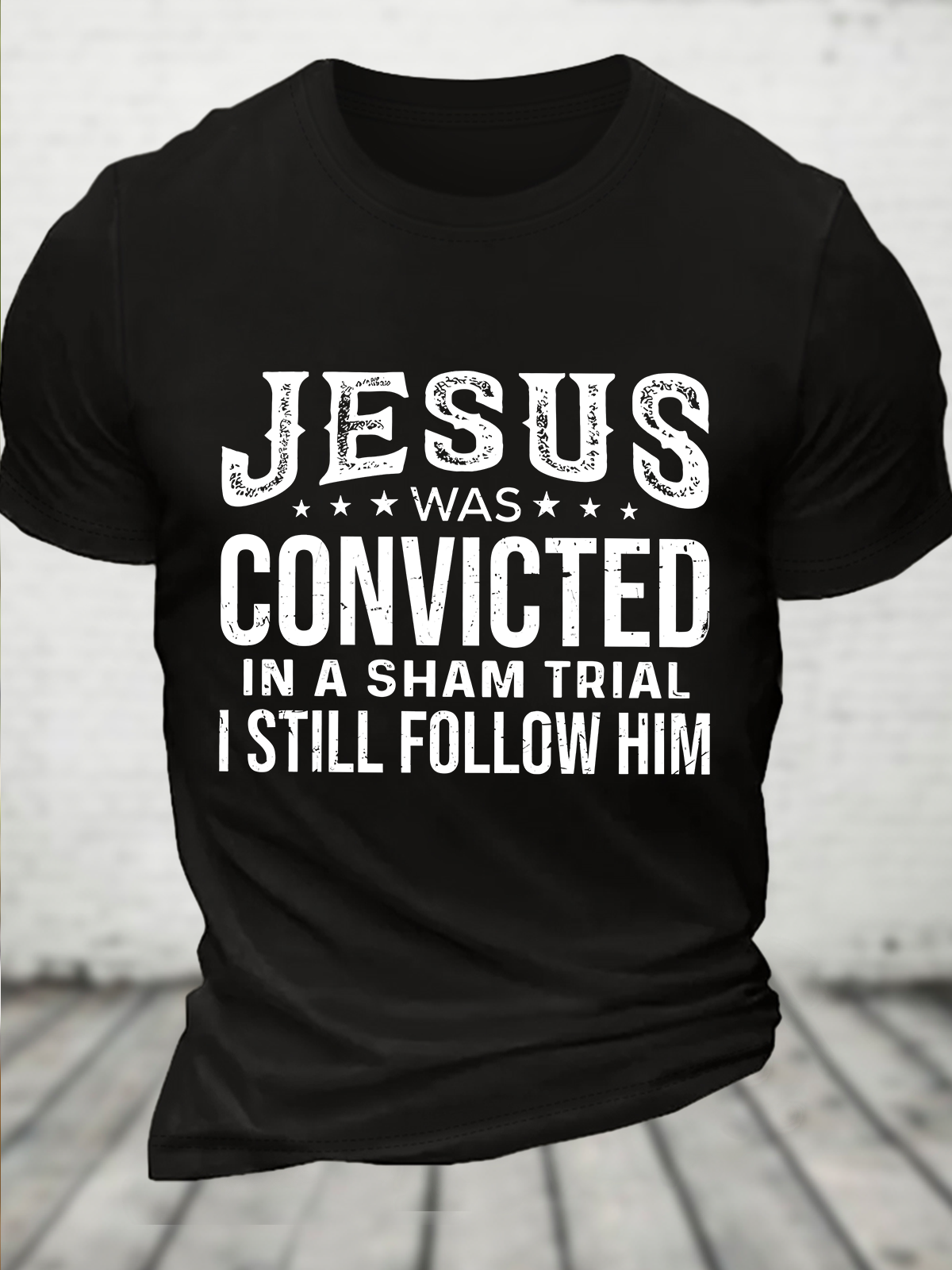 Jesus I Still Follow Him Cotton T-shirt