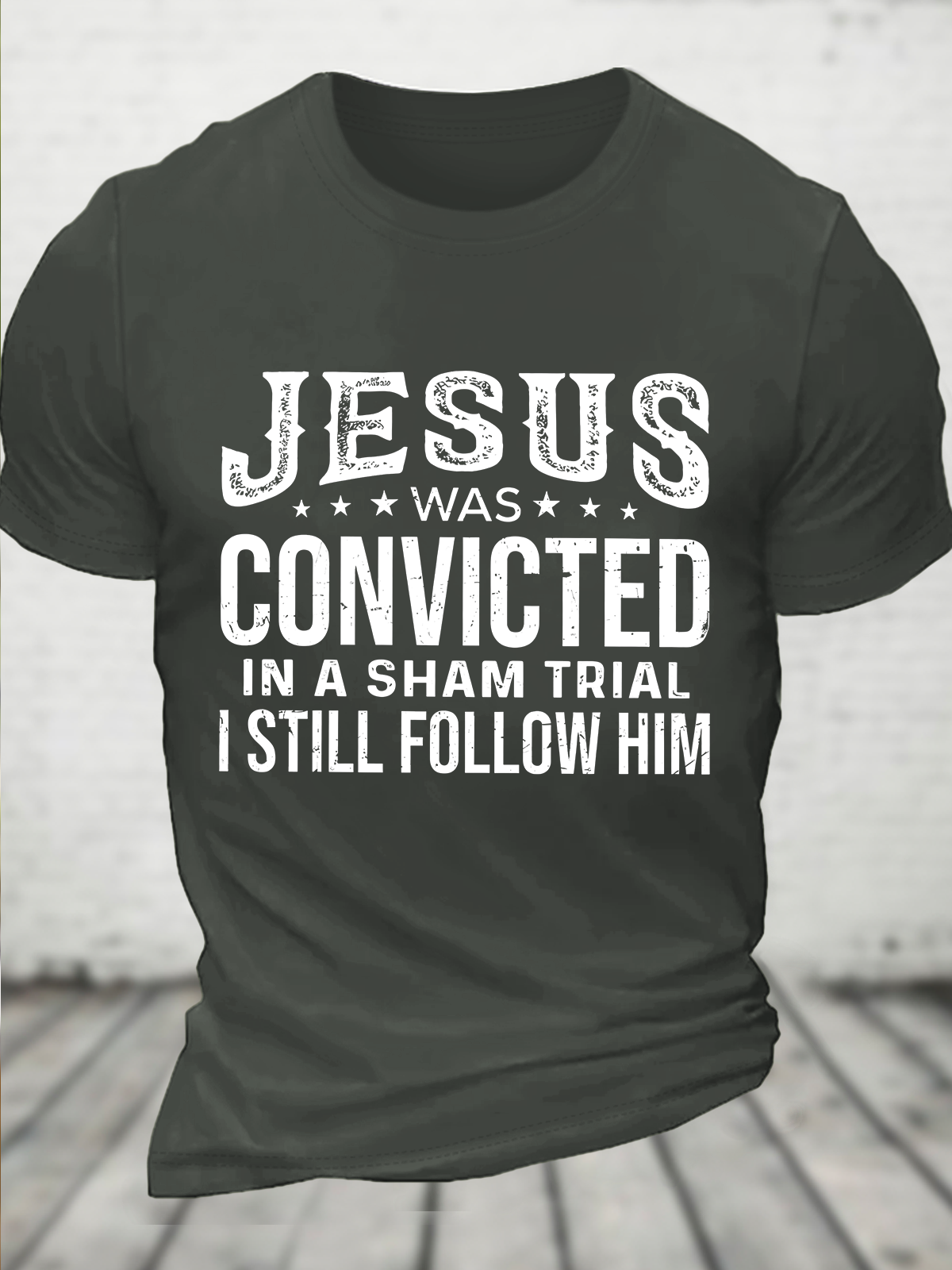 Jesus I Still Follow Him Cotton T-shirt