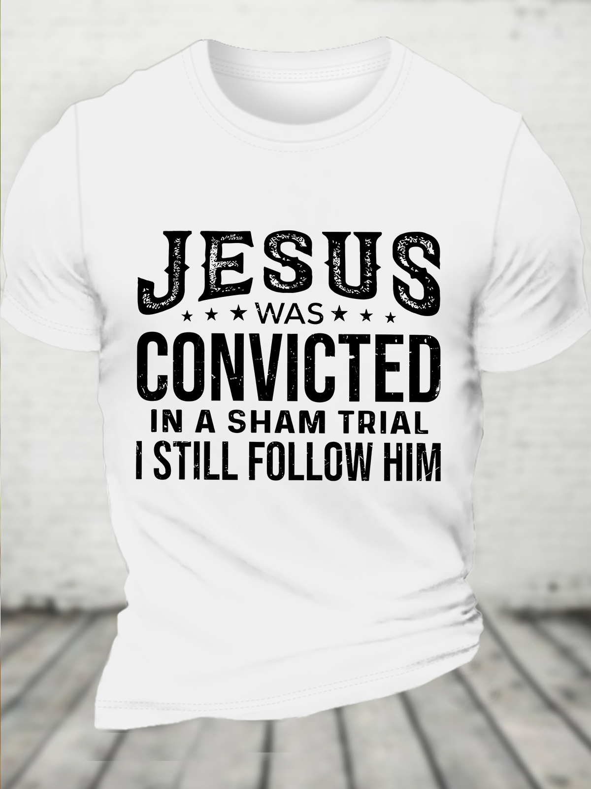 Jesus I Still Follow Him Cotton T-shirt