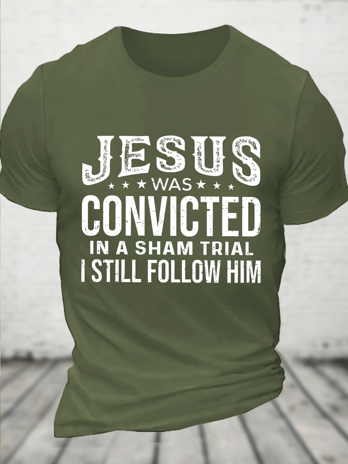 Jesus I Still Follow Him Cotton T-shirt