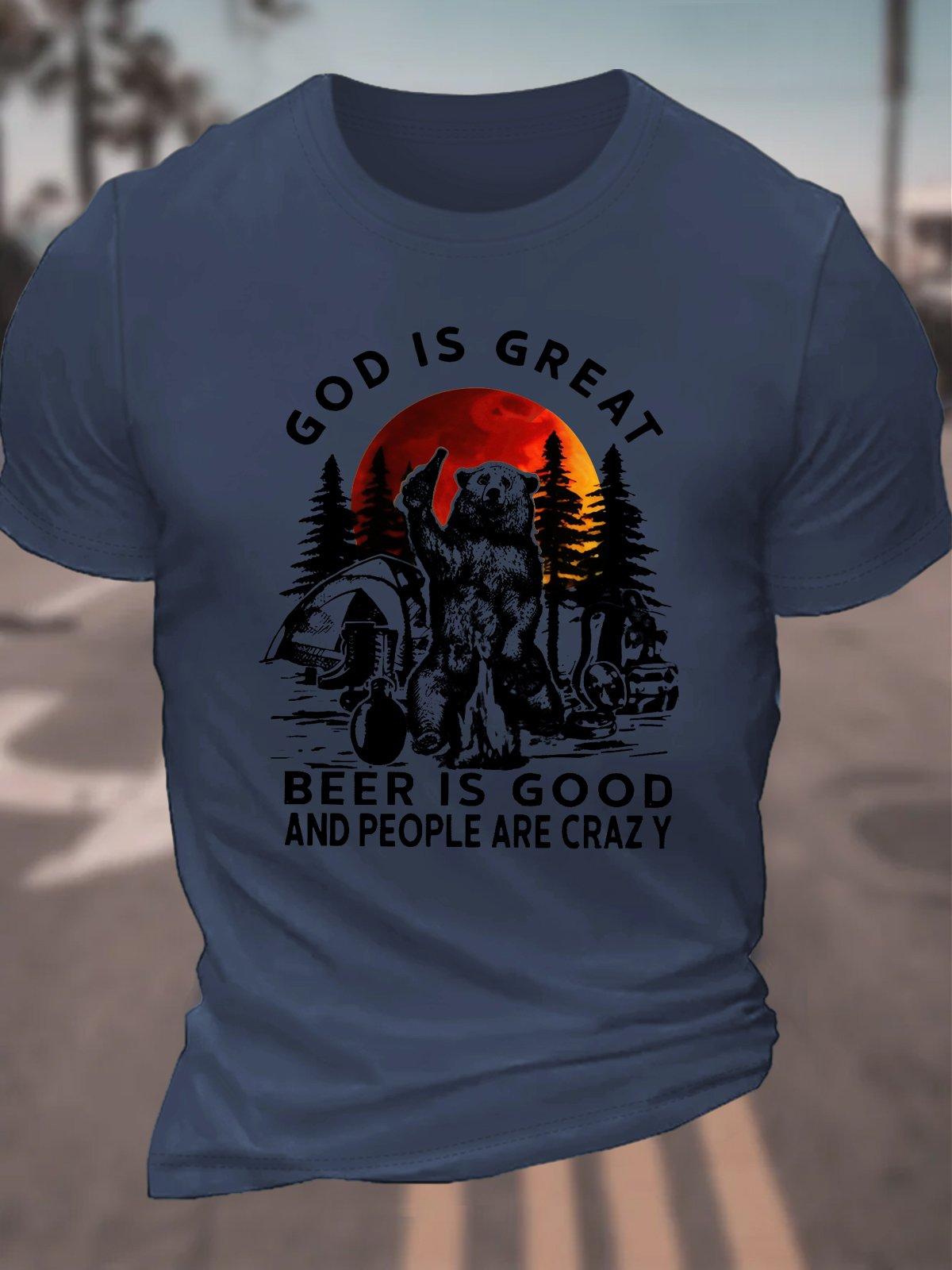 God Is Great Men's Cotton T-Shirt