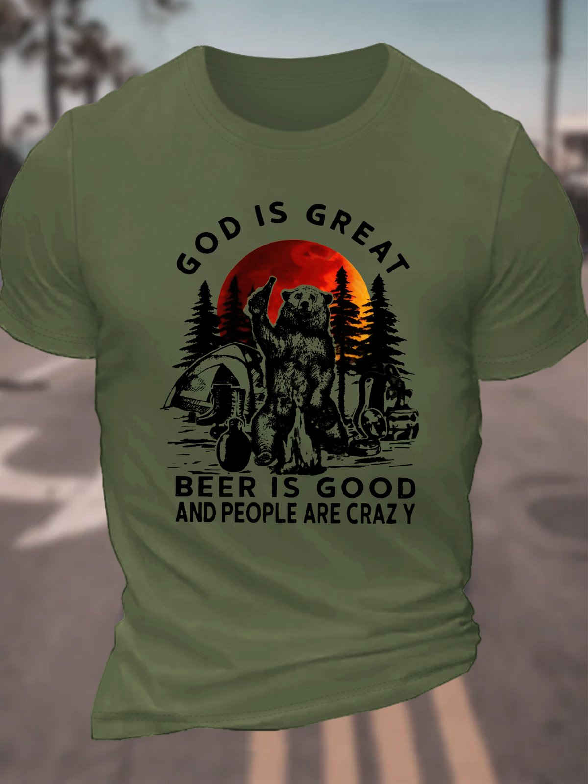 God Is Great Men's Cotton T-Shirt