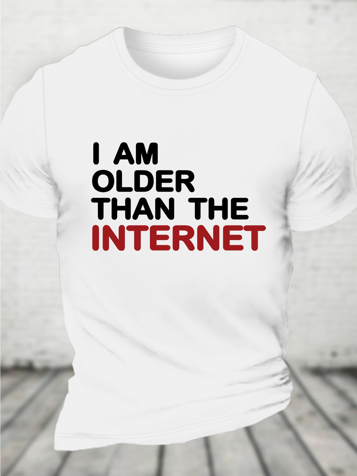 I Am Older Than The Internet Men's Cotton T-Shirt