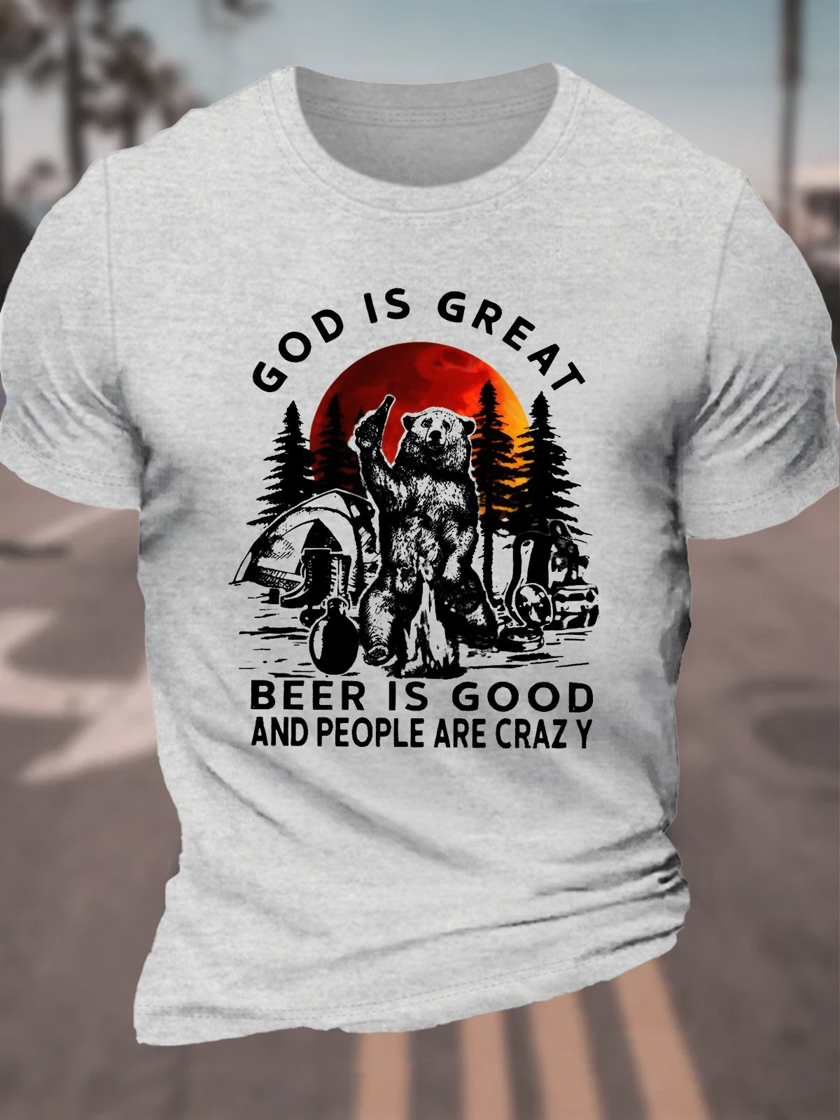 God Is Great Men's Cotton T-Shirt