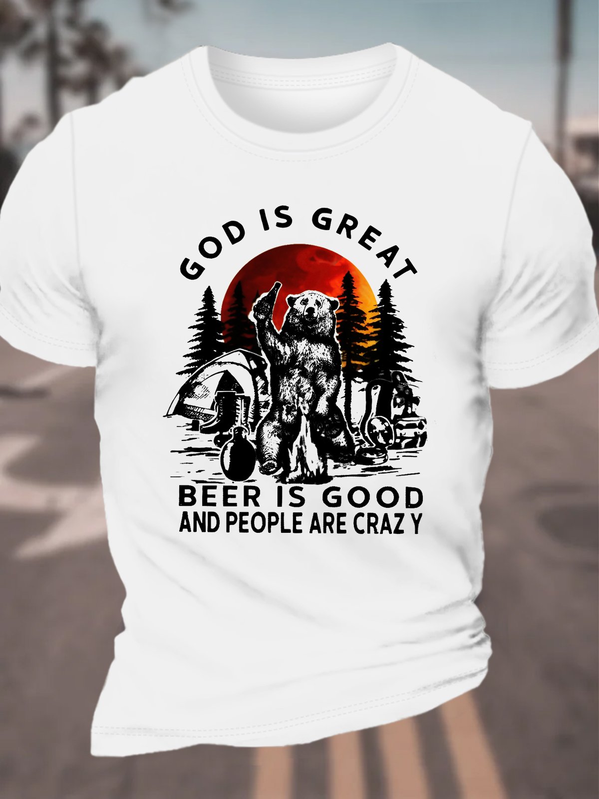 God Is Great Men's Cotton T-Shirt