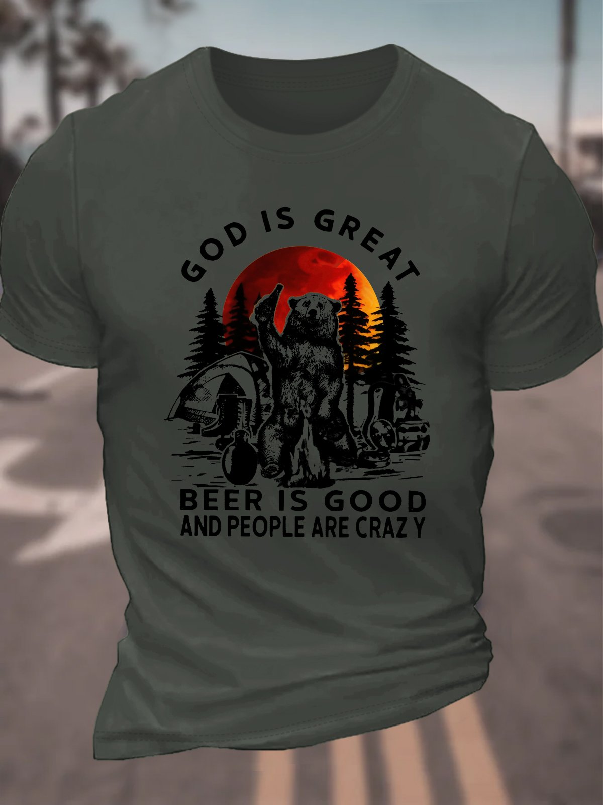 God Is Great Men's Cotton T-Shirt