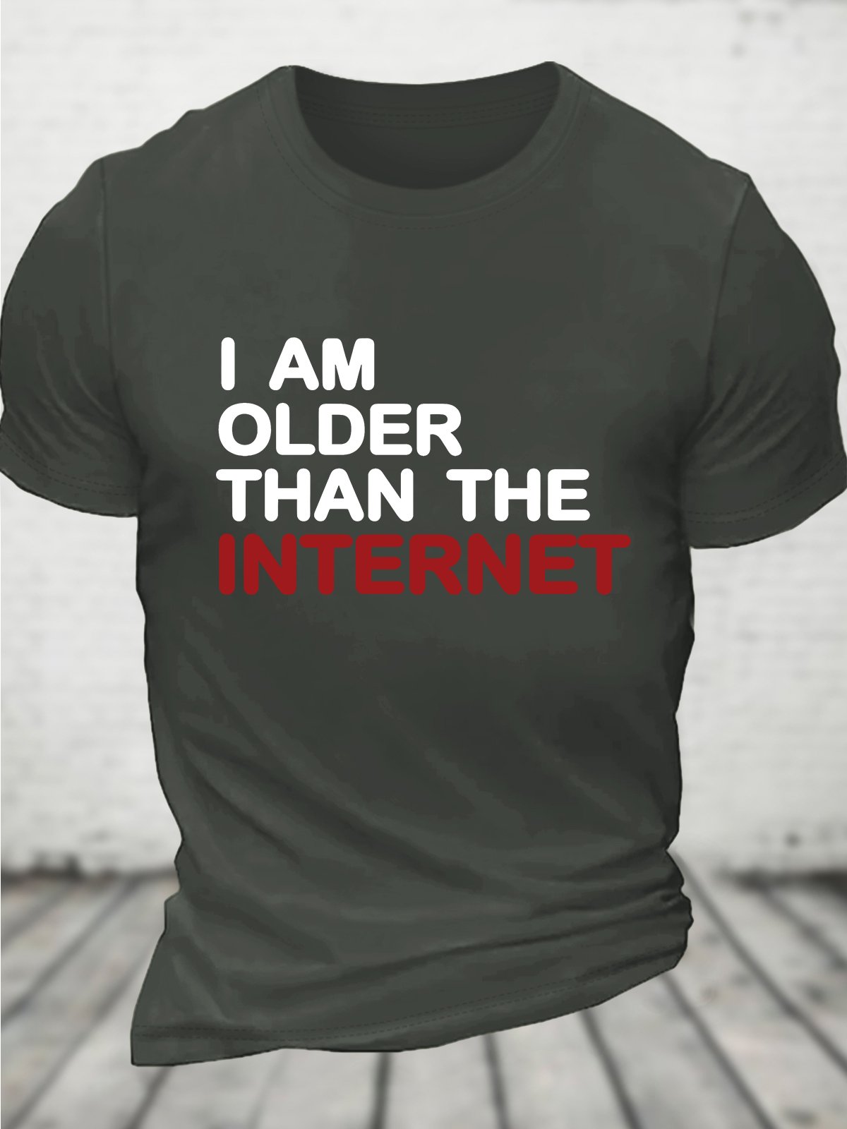 I Am Older Than The Internet Men's Cotton T-Shirt