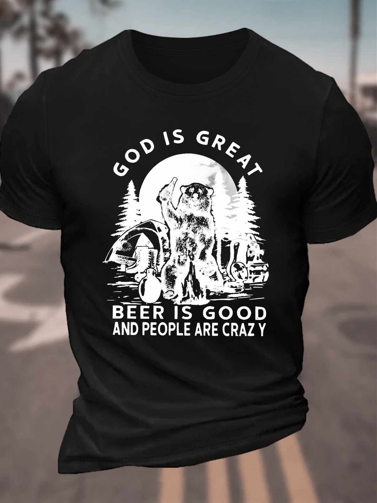 God Is Great Men's Cotton T-Shirt