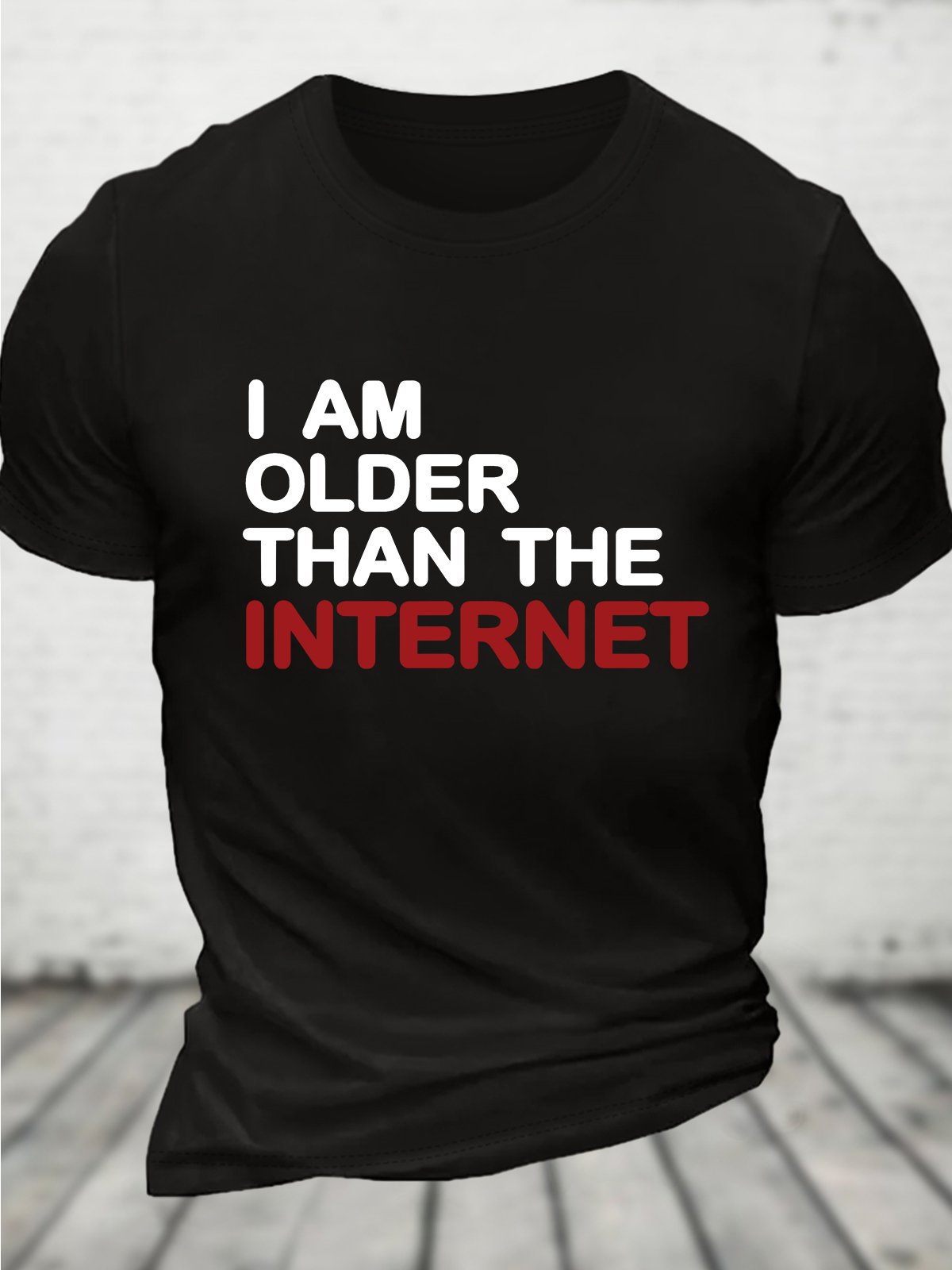 I Am Older Than The Internet Men's Cotton T-Shirt