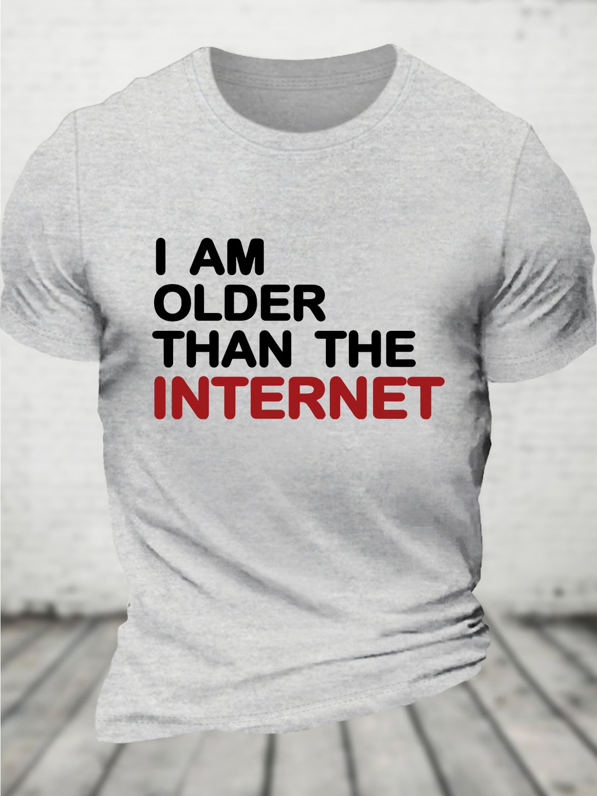 I Am Older Than The Internet Men's Cotton T-Shirt