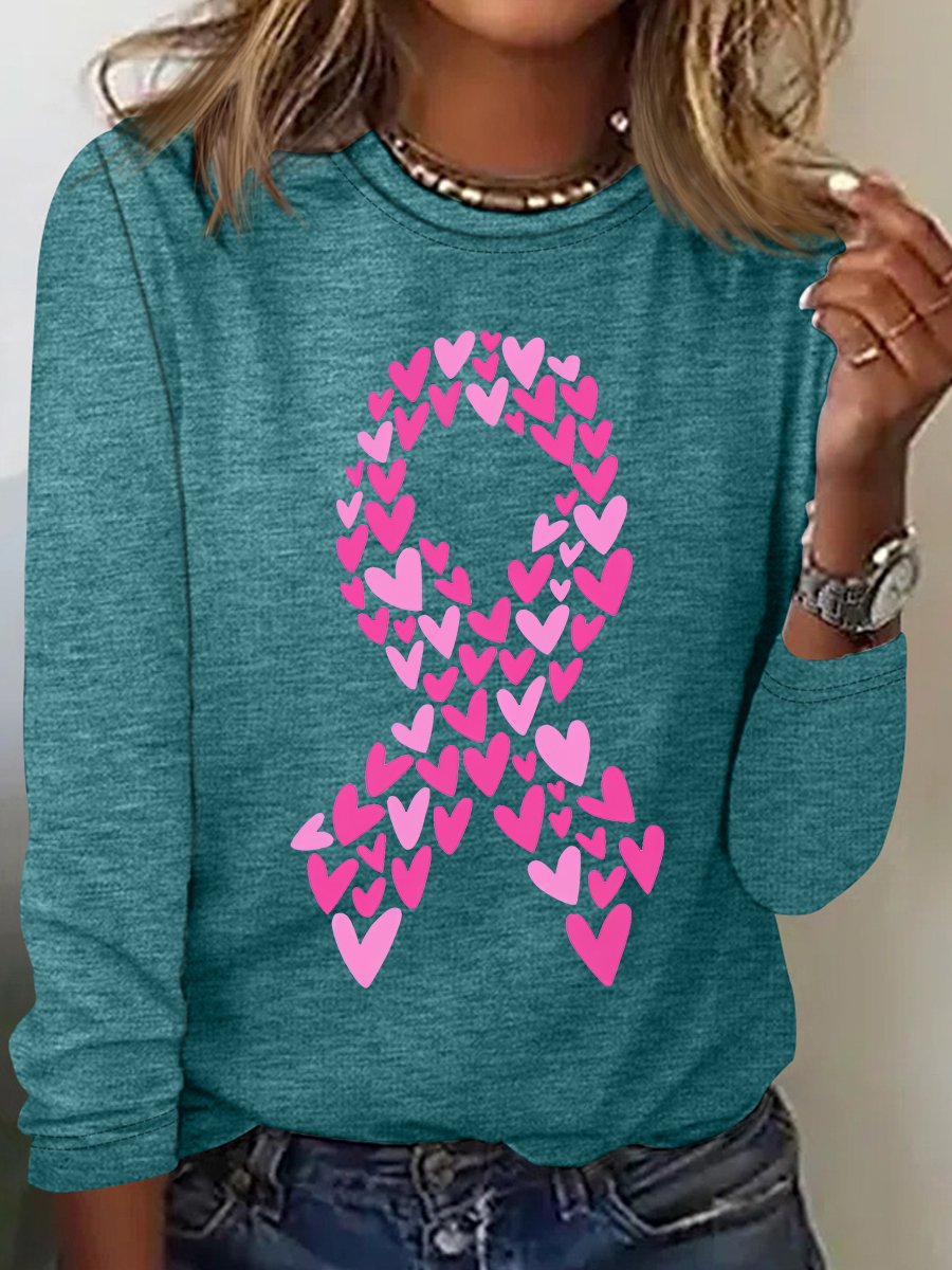 Breast Cancer  Awareness Long Sleeve Shirt