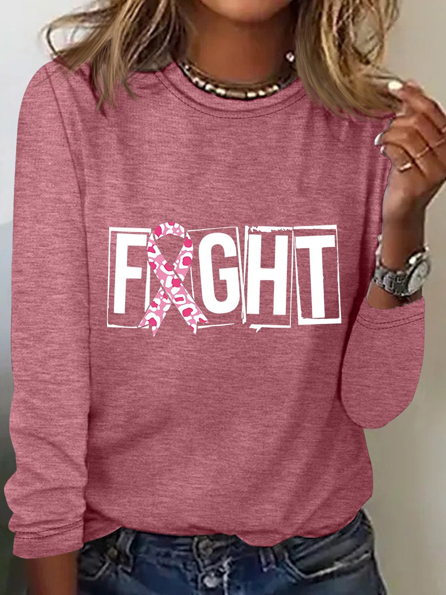 Breast Cancer Fight Cancer Long Sleeve Shirt