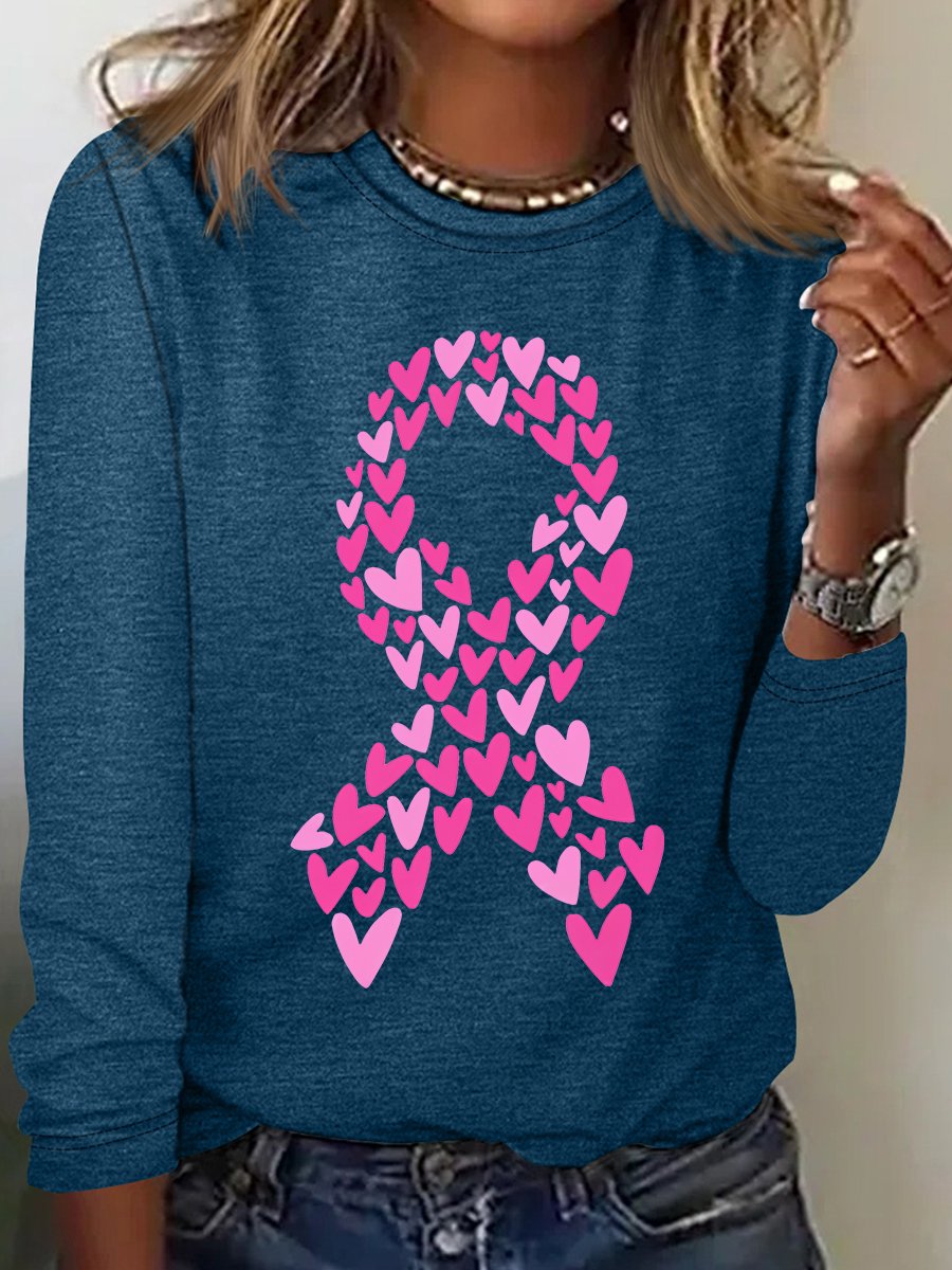 Breast Cancer  Awareness Long Sleeve Shirt