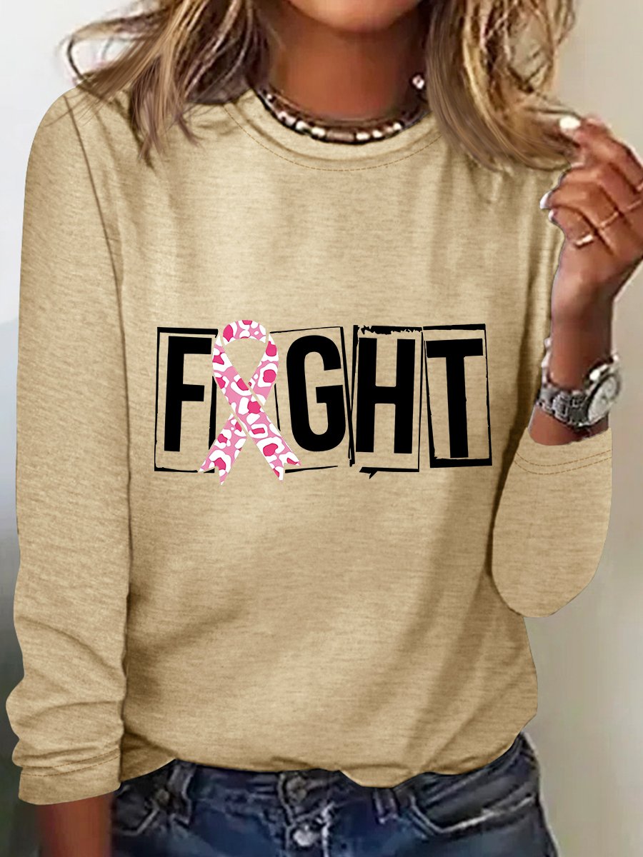 Breast Cancer Fight Cancer Long Sleeve Shirt