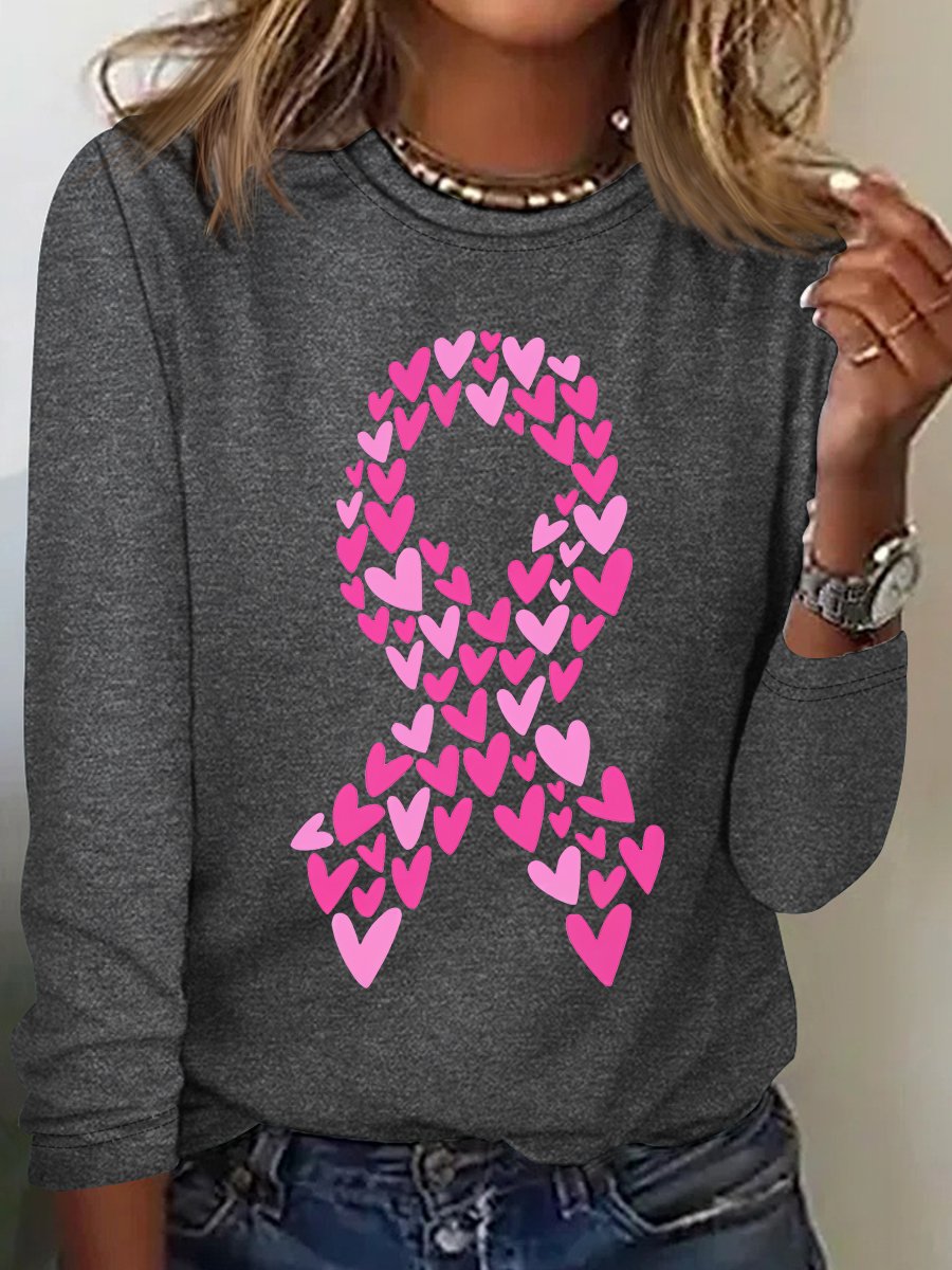 Breast Cancer  Awareness Long Sleeve Shirt