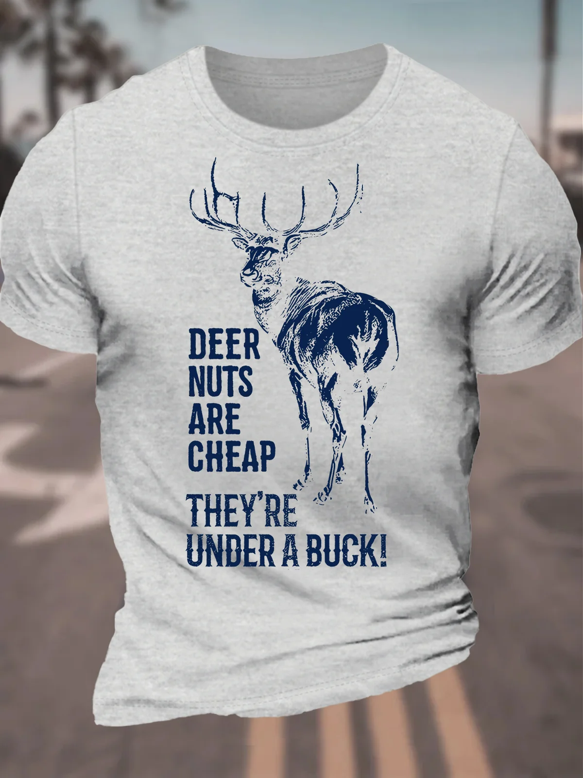 Hunting And Fishing Lovers Men's Cotton T-Shirt