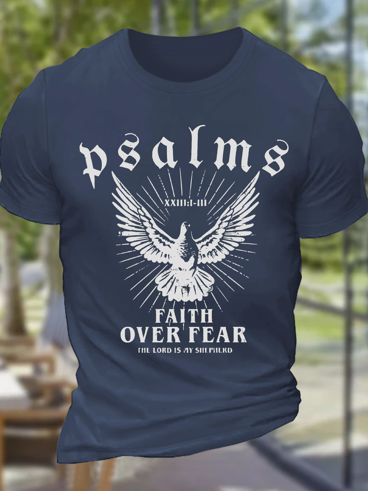 Faith Over Fear Christian Cotton T-Shirt