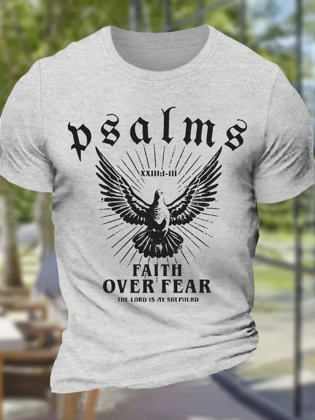 Faith Over Fear Christian Cotton T-Shirt