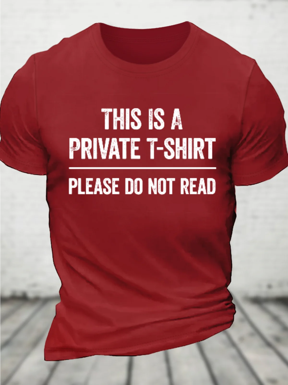 This Is A Private Cotton T-Shirt