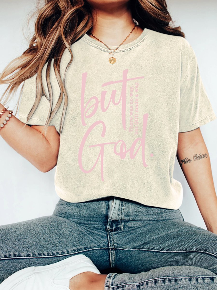 There Is No Way But God Made A Way Christian Vintage Distressed Shirt