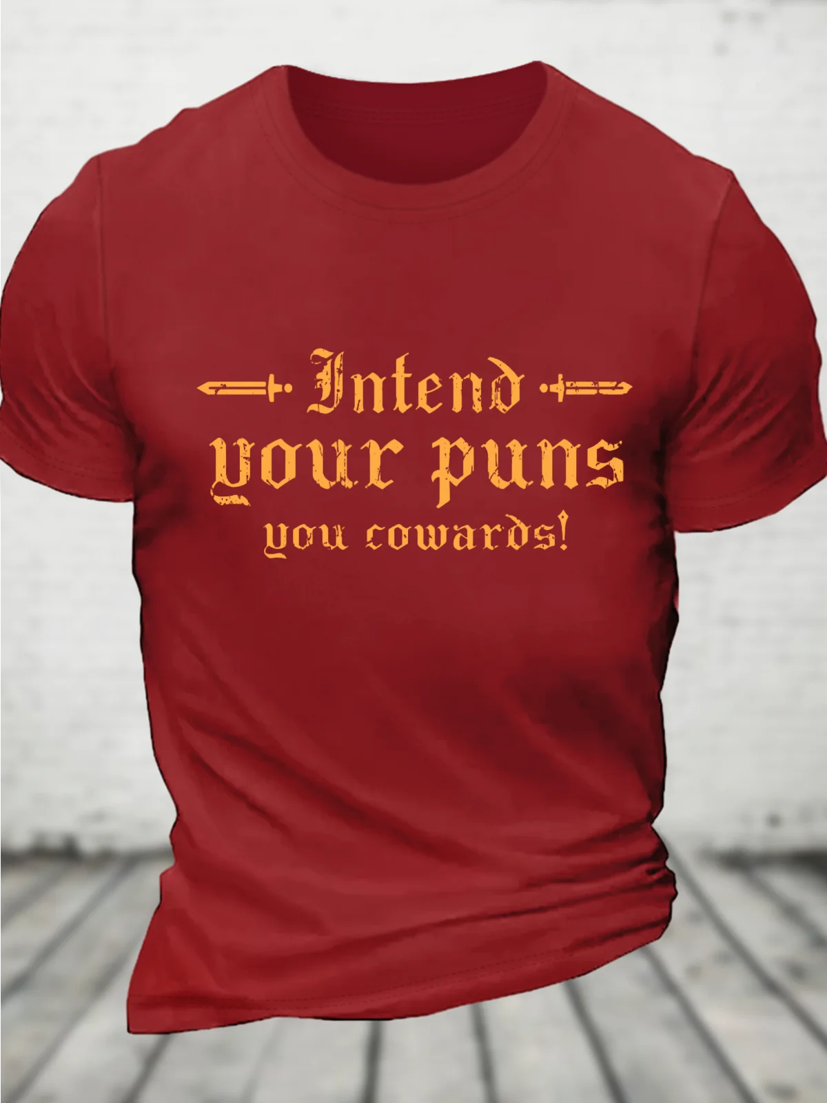 Intend Your Puns You Cotton T-Shirt