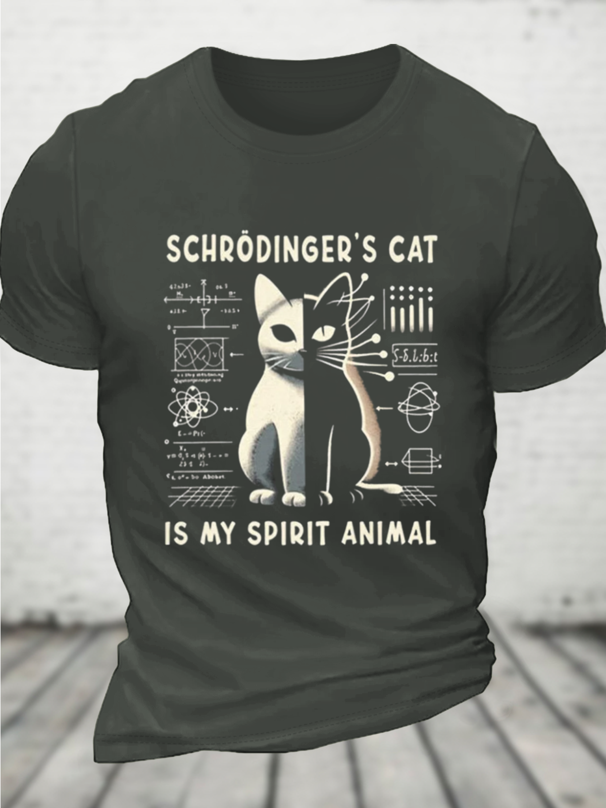 Schrodinger's Сat Cotton T-Shirt