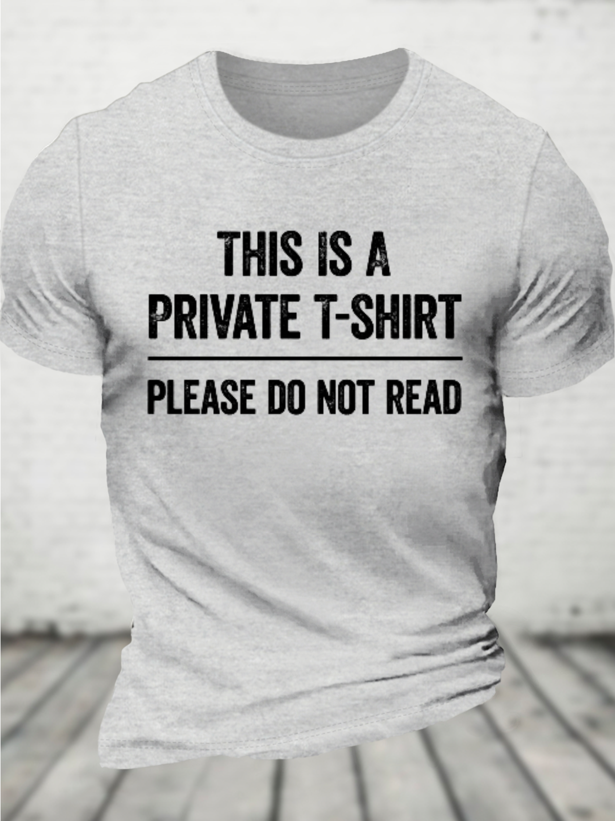 This Is A Private Cotton T-Shirt