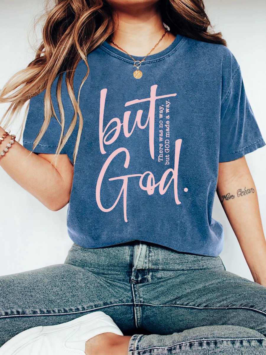 There Is No Way But God Made A Way Christian Vintage Distressed Shirt