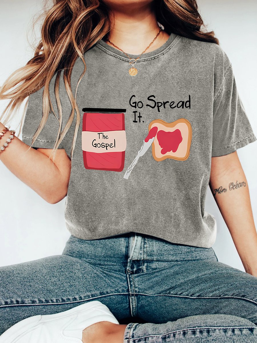 The Gospel Go Spread It Christian Vintage Distressed Shirt