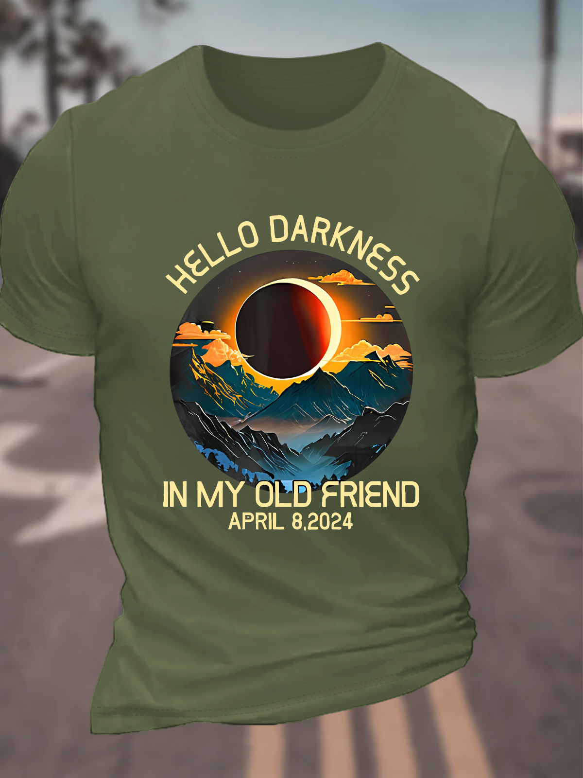 Hello Darkness Cotton T-Shirt