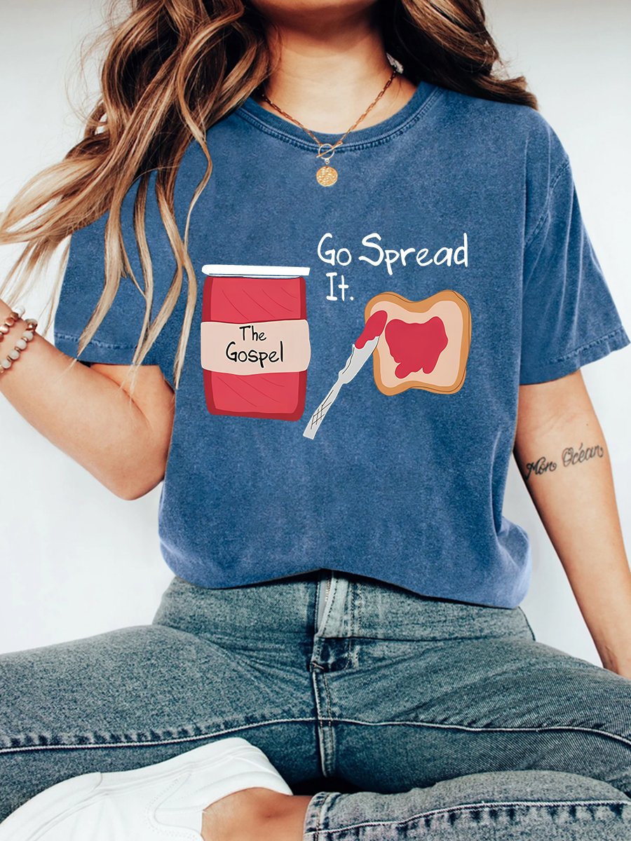 The Gospel Go Spread It Christian Vintage Distressed Shirt