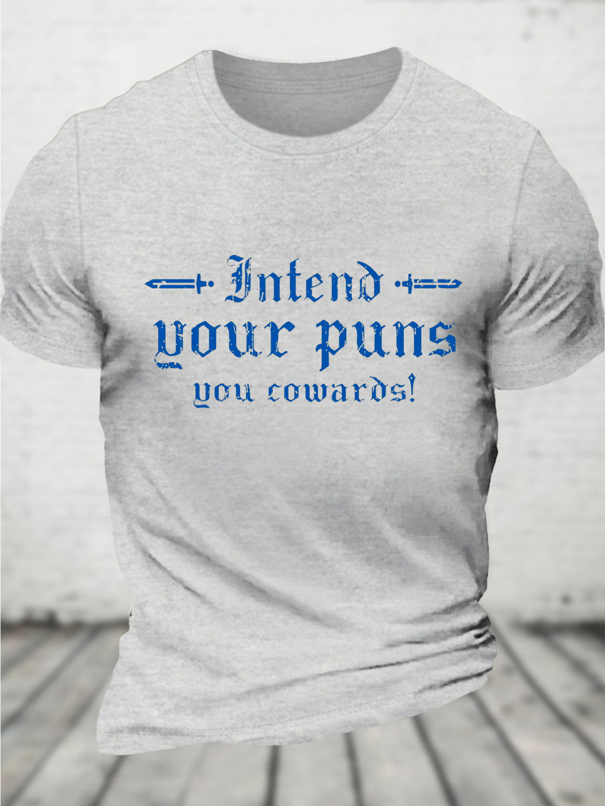 Intend Your Puns You Cotton T-Shirt