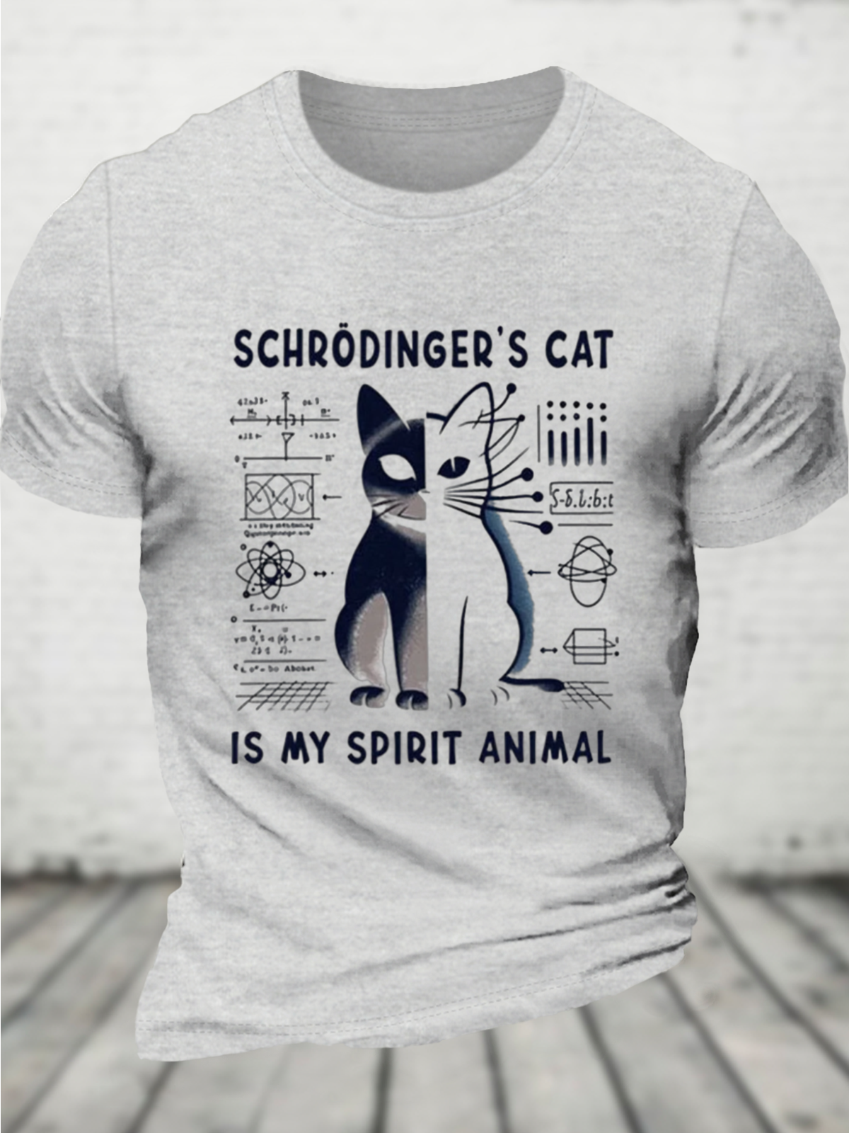 Schrodinger's Сat Cotton T-Shirt