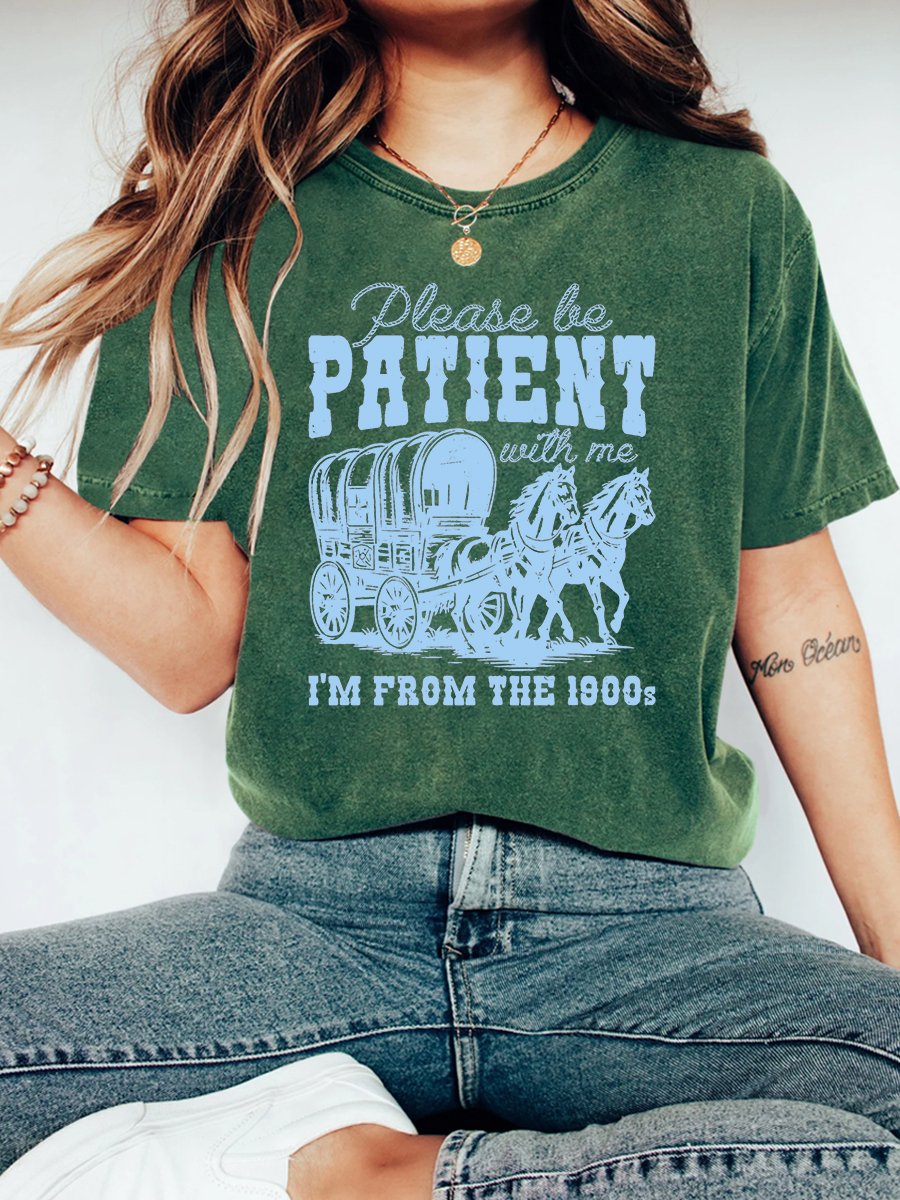 Please Be Patient With Me I'm From The 1900s Vintage Distressed Shirt