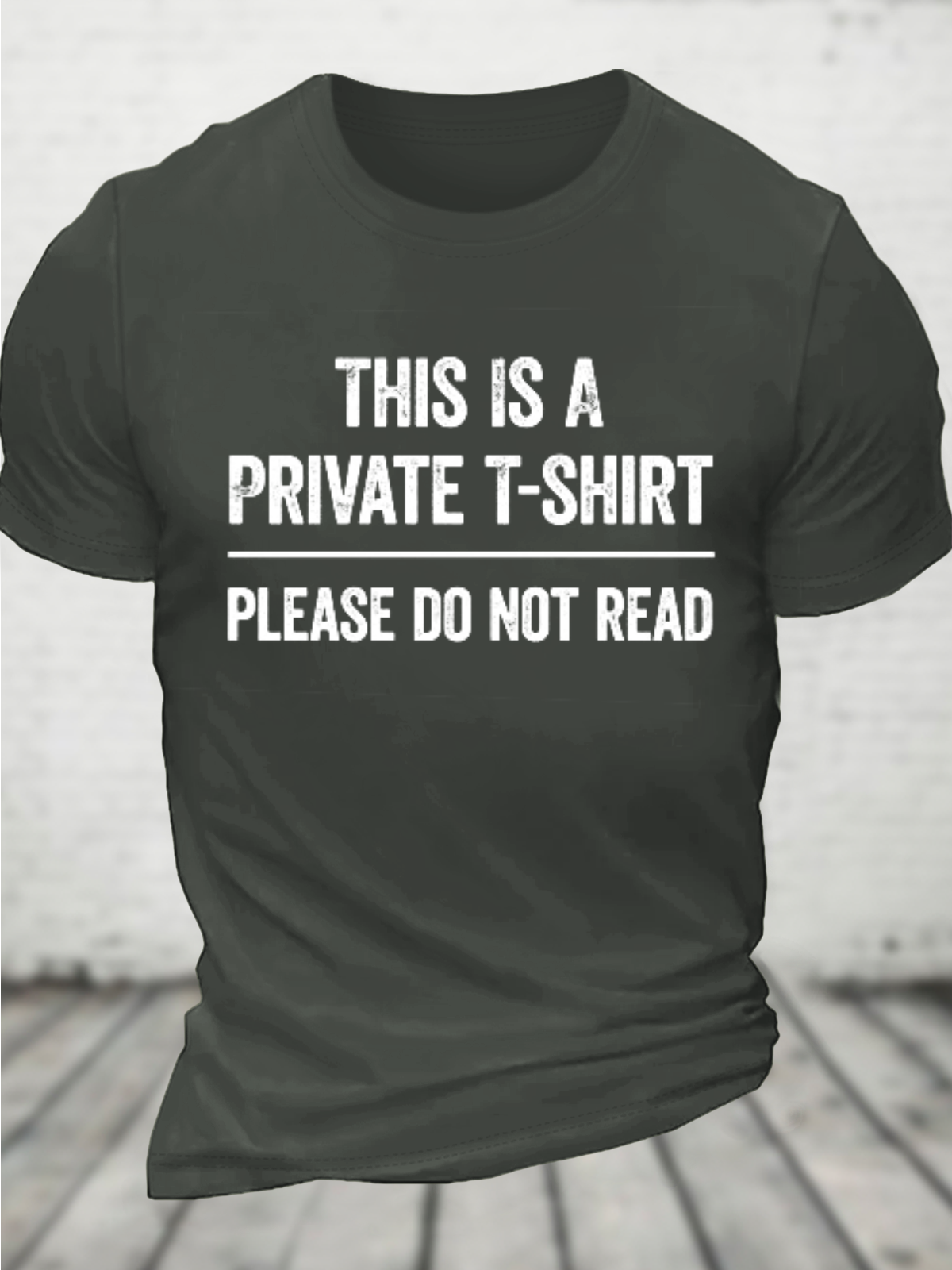 This Is A Private Cotton T-Shirt