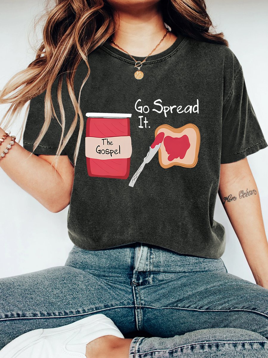 The Gospel Go Spread It Christian Vintage Distressed Shirt